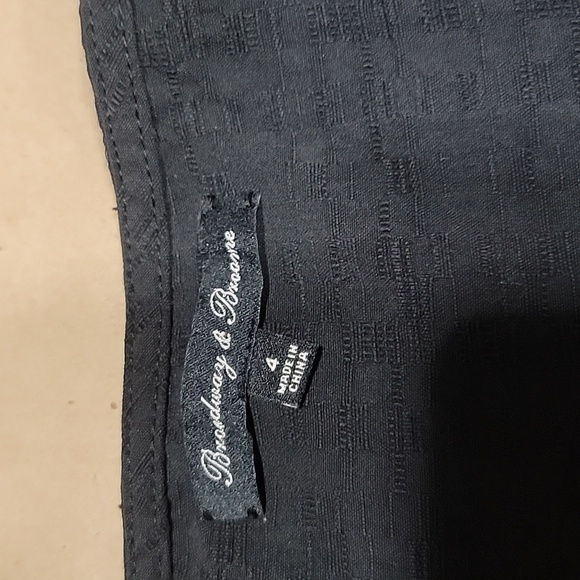 Broadway & Broome Size 4 Black 100% Silk Dress, Elastic Waist, Short Sleeve, EUC - Picture 12 of 13
